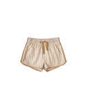 Rylee & Cru Swim Trunk - Almond Stripe