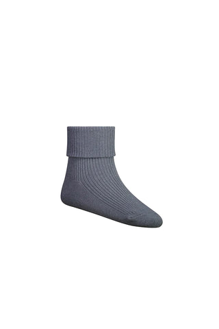 JAMIE KAY - Classic Rib Ankle Sock - Lava