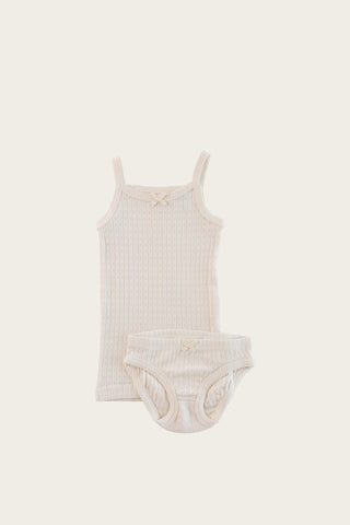 Jamie Kay - Pointelle Underwear Set - Ivory