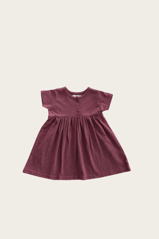 Jamie Kay - Short Sleeve Dress, Pink Raspberry