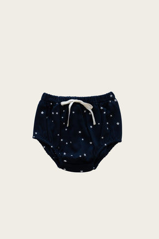 Jamie Kay Organic Cotton Bloomer - Tiny Stars Black Iris