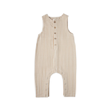 Rylee & Cru - Button Jumpsuit - Almond Stripe