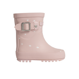 Jamie Kay Gumboots - Old Rose with star print