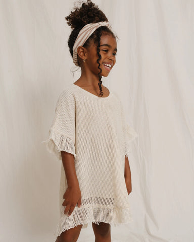 Rylee & Cru Crochet Cover Up - Shell Rylee & Cru Crochet Cover Up - Shell